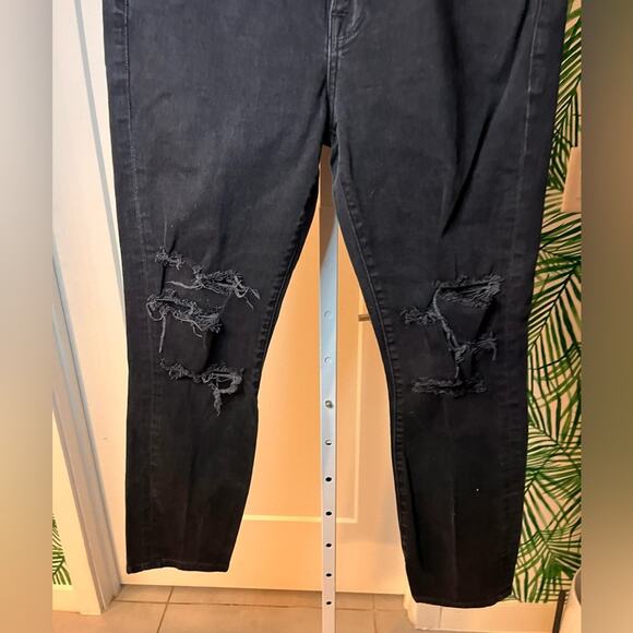 Frame Men’s L’Homme Skinny Jeans in Noir Slits Size 31 - Picture 6 of 12